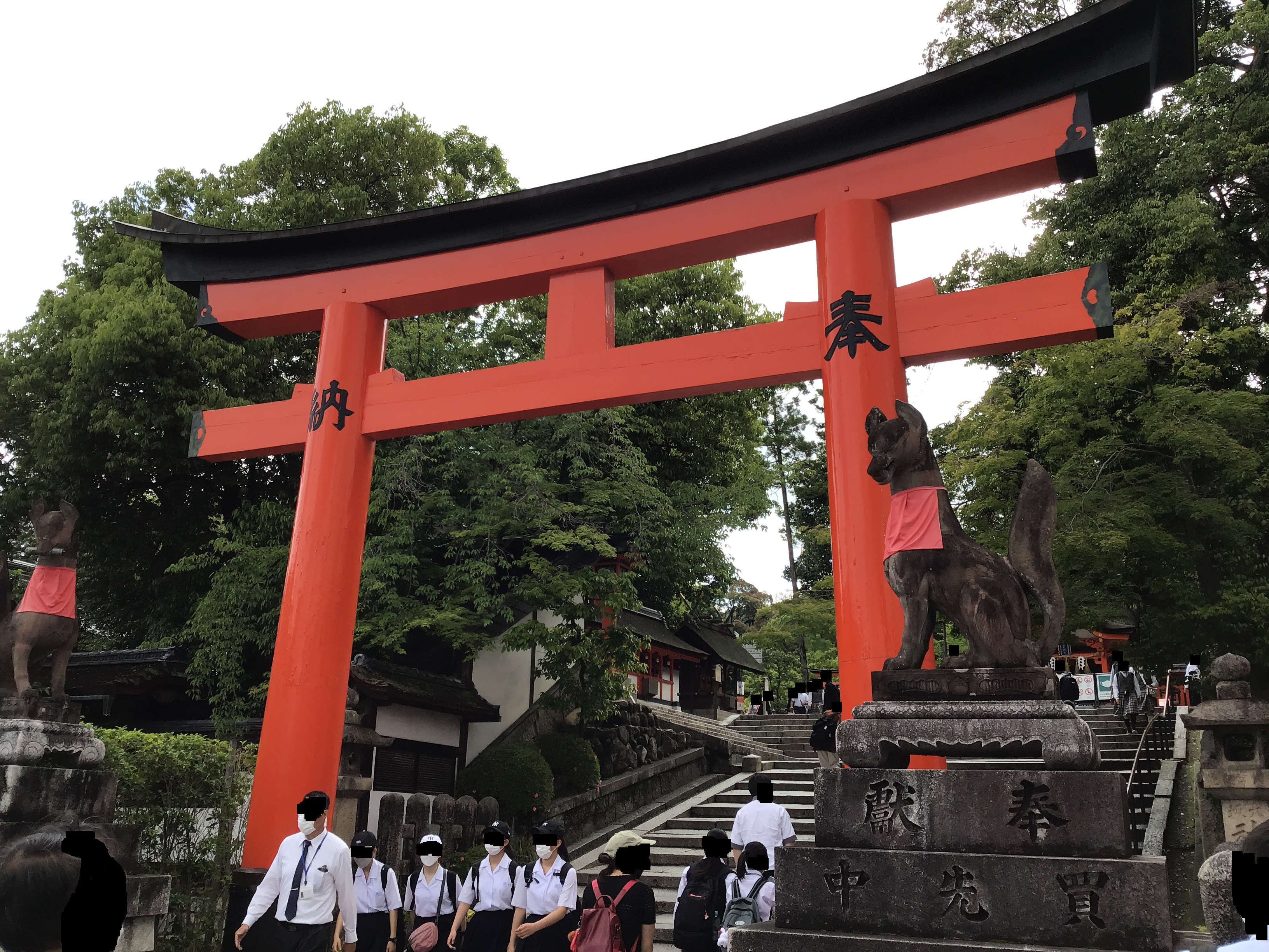 One of a thousand torii gates
