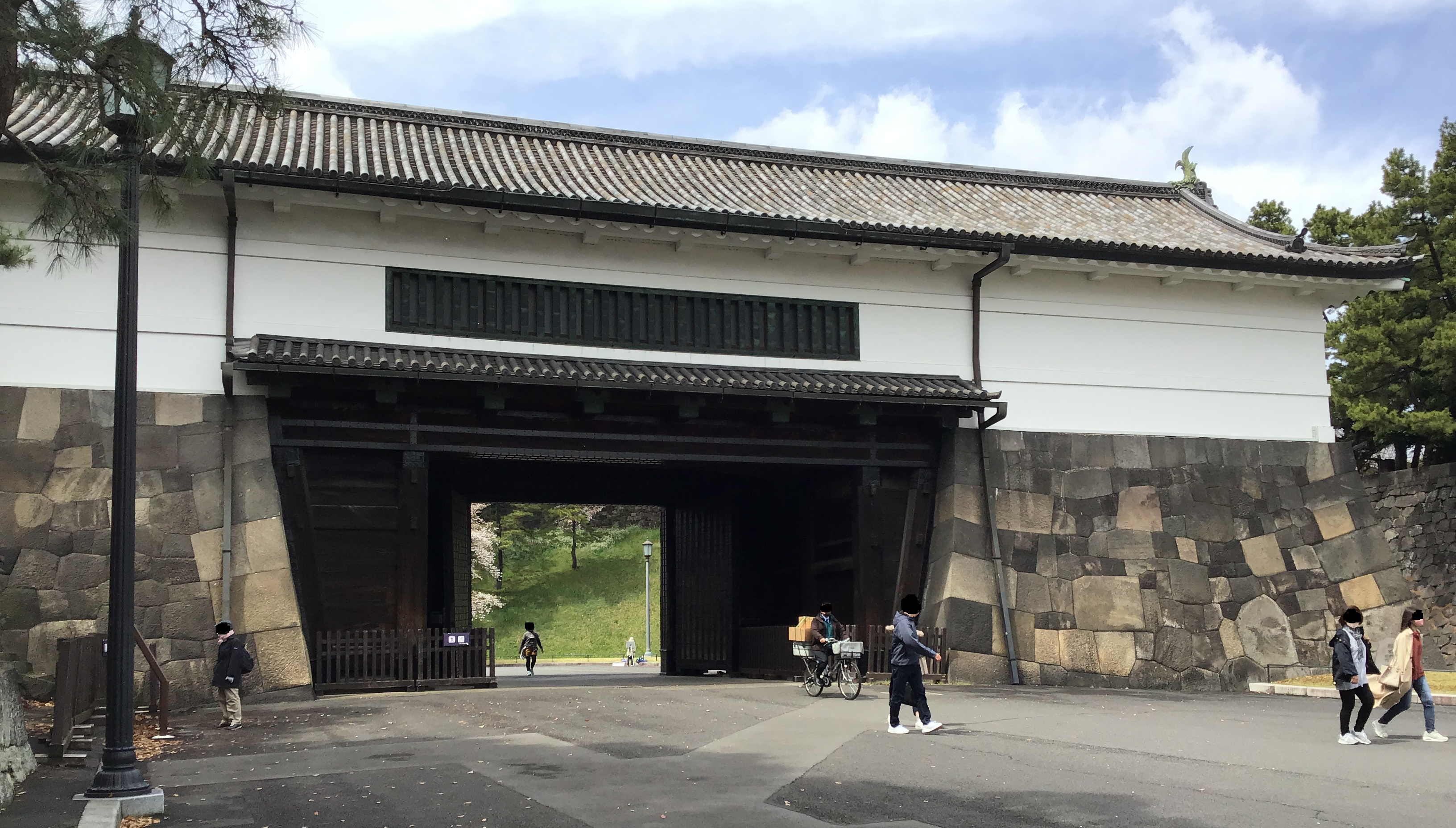 A gate at the Japanese Imperial Palace in Tokyo